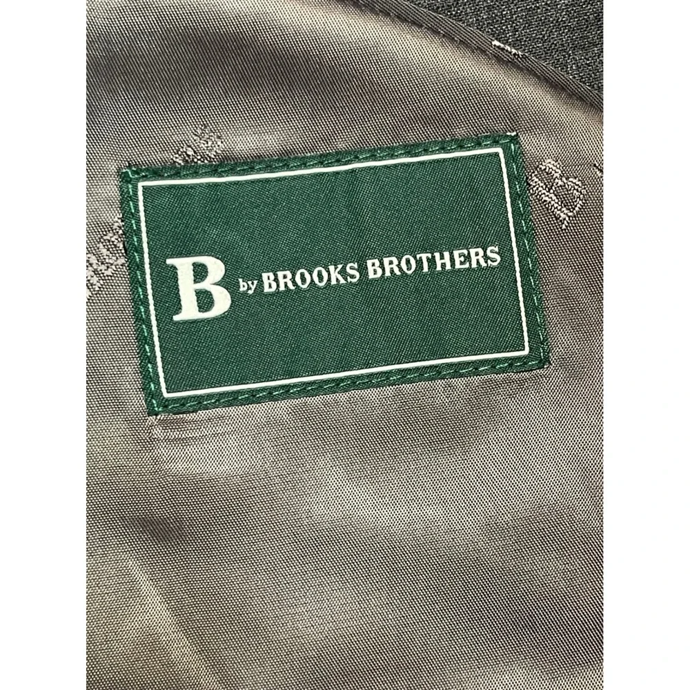 NWT B by‎ Brooks Brothers Gray Two Button Wool Blazer Jacket 42S 45023-001ND018A